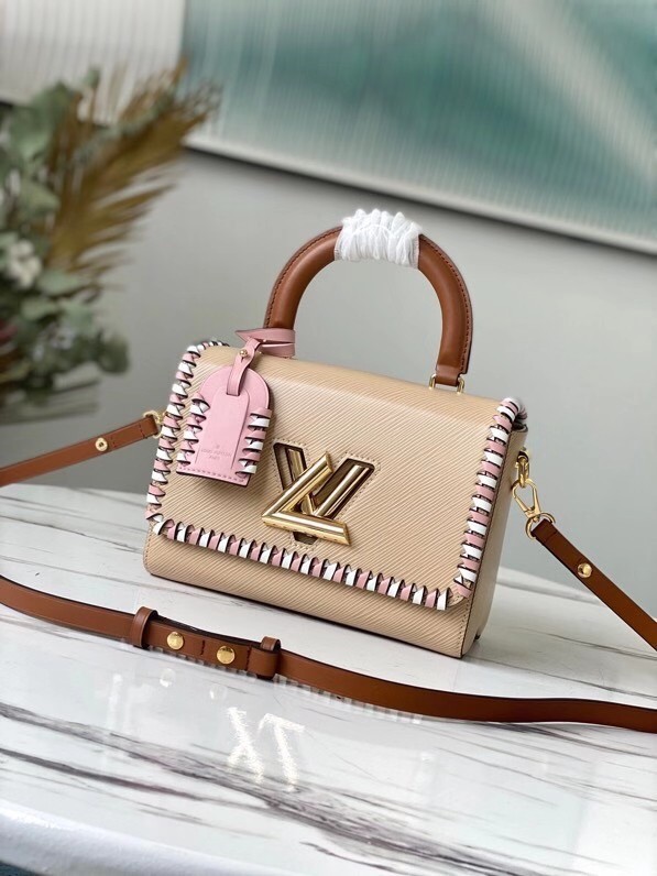 Louis vuitton original TWIST MM M50283 Apricot