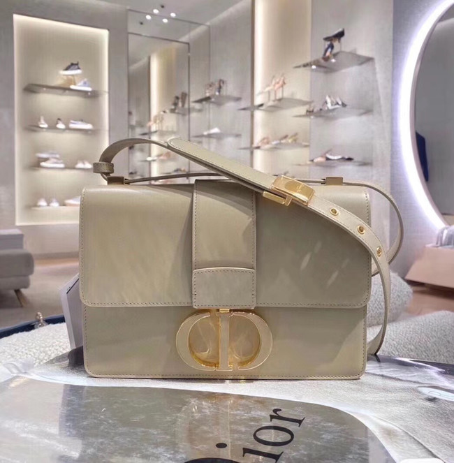 DIOR 30 MONTAIGNE BAG Beige Box Calfskin M9203UM