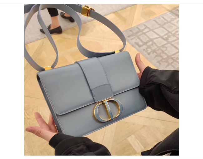 DIOR 30 MONTAIGNE BAG Cloud Blue Box Calfskin M9203UM