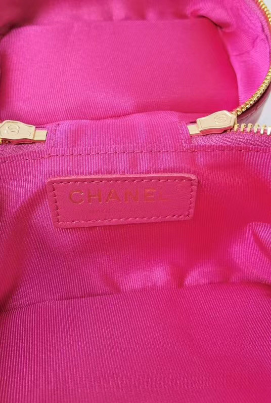 Chanel Lambskin Crystal Calfskin & Gold-Tone Metal AS1889 rose