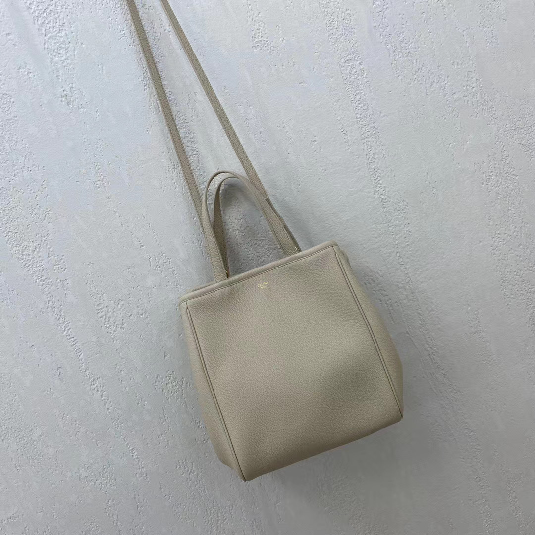 Celine LARGE SOFT BAG IN SUPPLE GRAINED CALFSKIN 55825 Beige