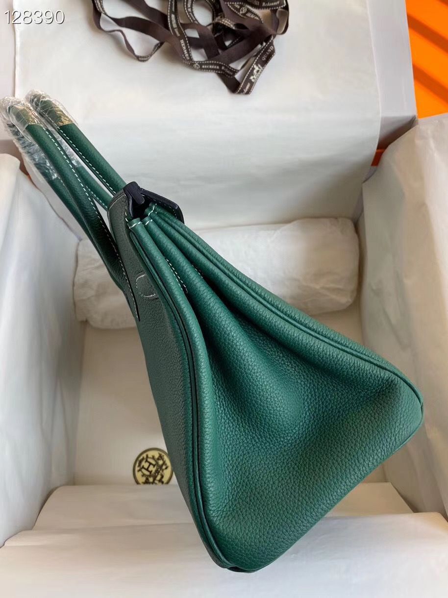 Hermes Birkin Bag Original Togo Leather 17825 Green