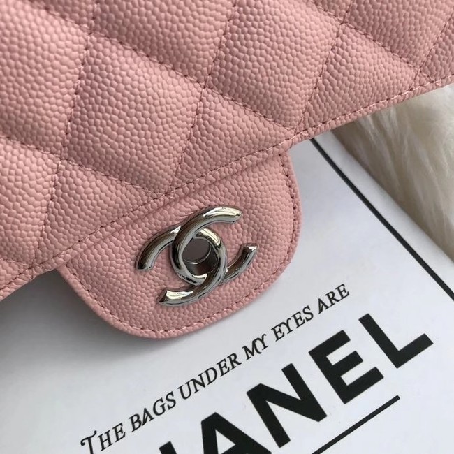 Chanel mini flap bag Grained Calfskin A1116 pink