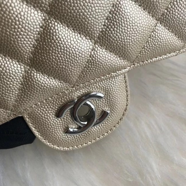 Chanel mini flap bag Grained Calfskin A1116 gold