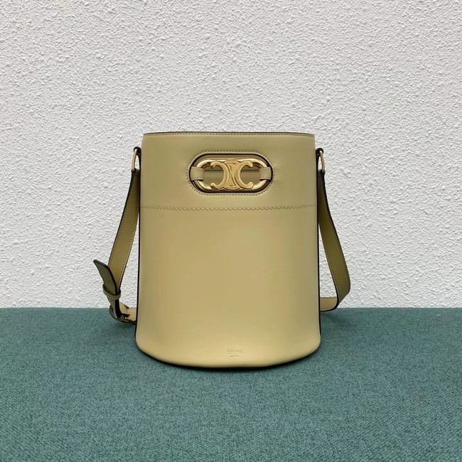 Celine BUCKET BAG IN SHINY CALFSKIN 193043 cream