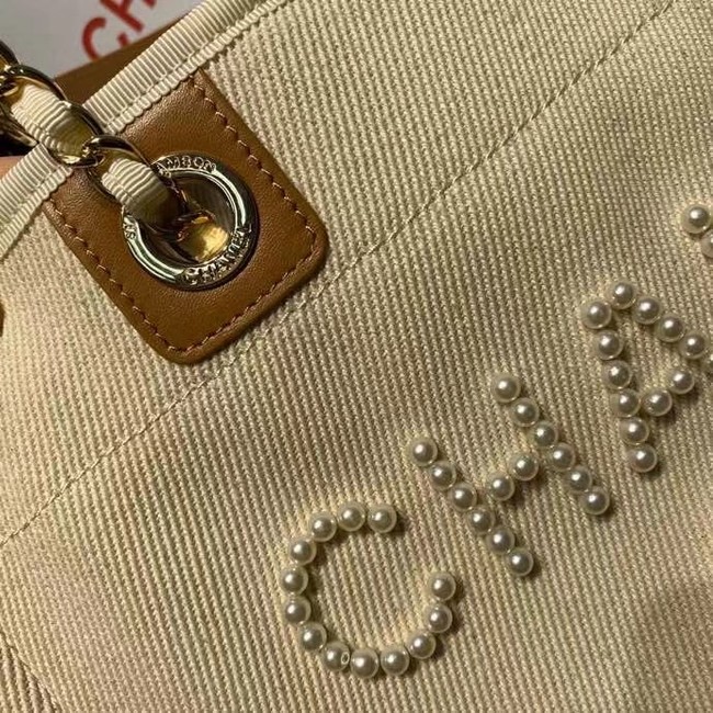 Chanel 19SS Shopping bag A67001 cream