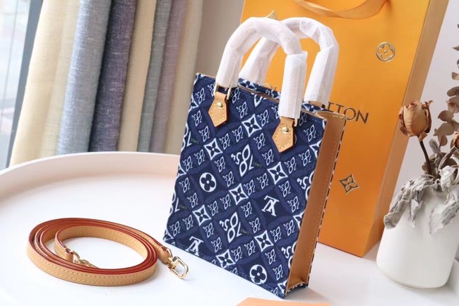 Louis vuitton SINCE 1854 PETIT SAC PLAT M80288 blue