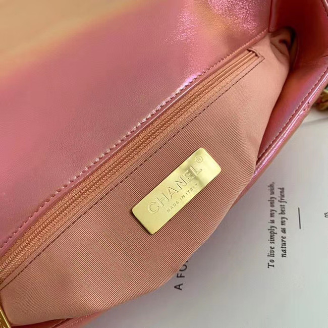 Chanel 19 flap bag AS1161 Pink