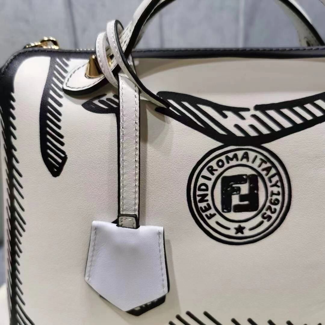 FENDI Original Leather Bag FD6588 White