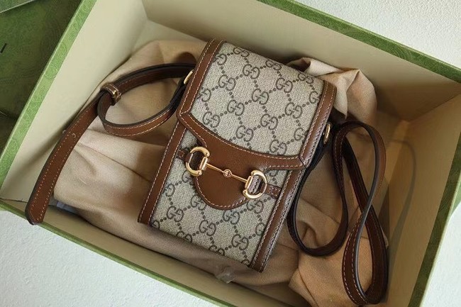 Gucci Horsebit 1955 mini bag 625615 brown