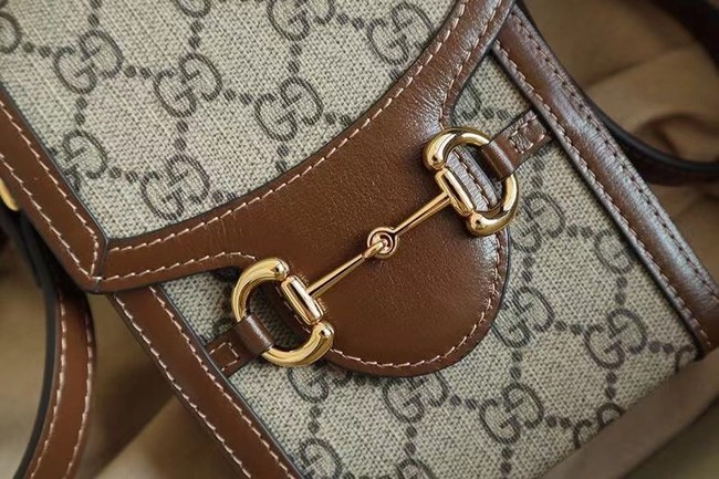 Gucci Horsebit 1955 mini bag 625615 brown