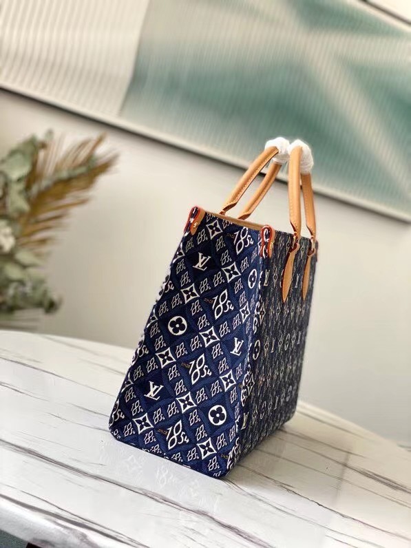 Louis Vuitton SINCE 1854 Onthego medium tote bag M57396 blue