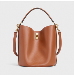 Celine BUCKET 16 BAG IN SMOOTH CALFSKIN 195573 brown