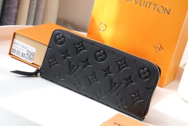 Louis Vuitton Original Monogram Empreinte Wallet M60171 black