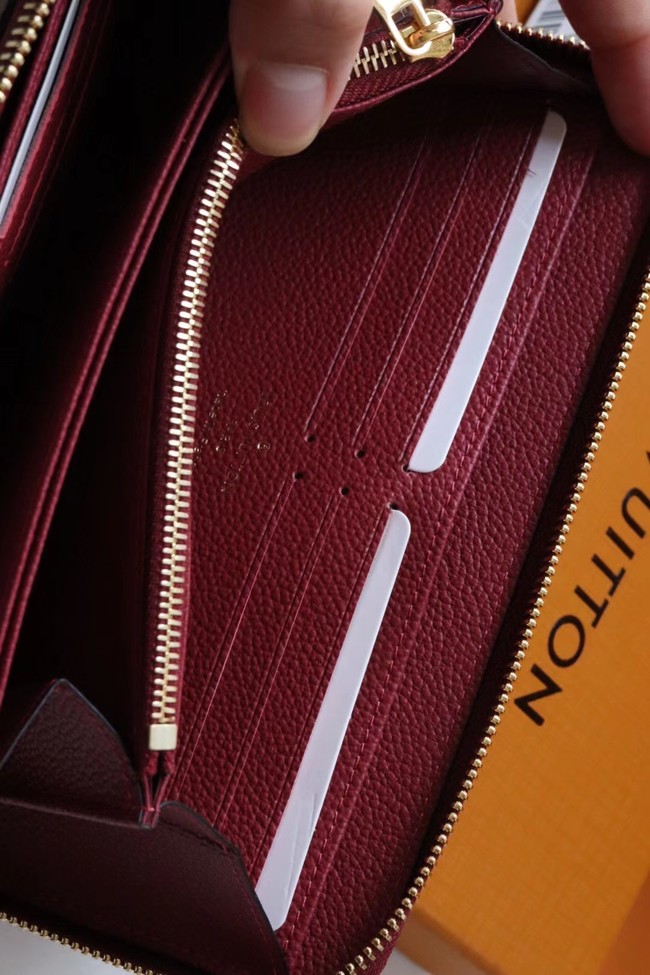 Louis Vuitton Original Monogram Empreinte Wallet M60571 Wine