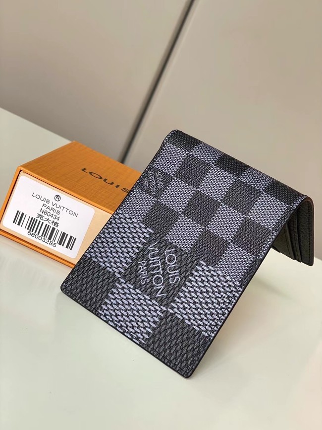 Louis vuitton Monogram Canvas Wallet N60434 grey