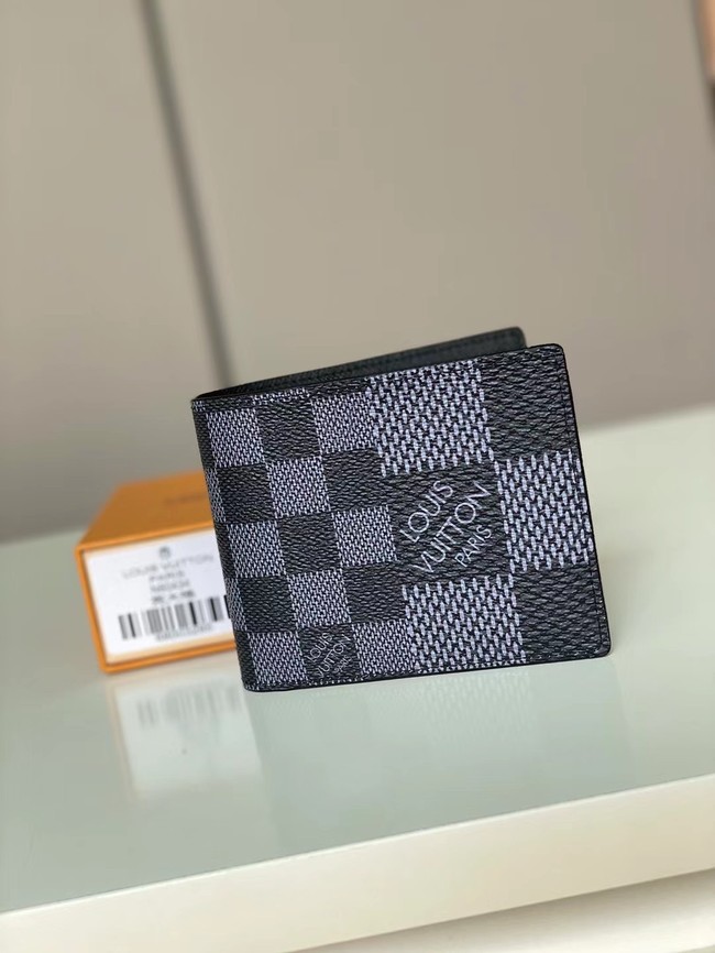 Louis vuitton Monogram Canvas Wallet N60434 grey