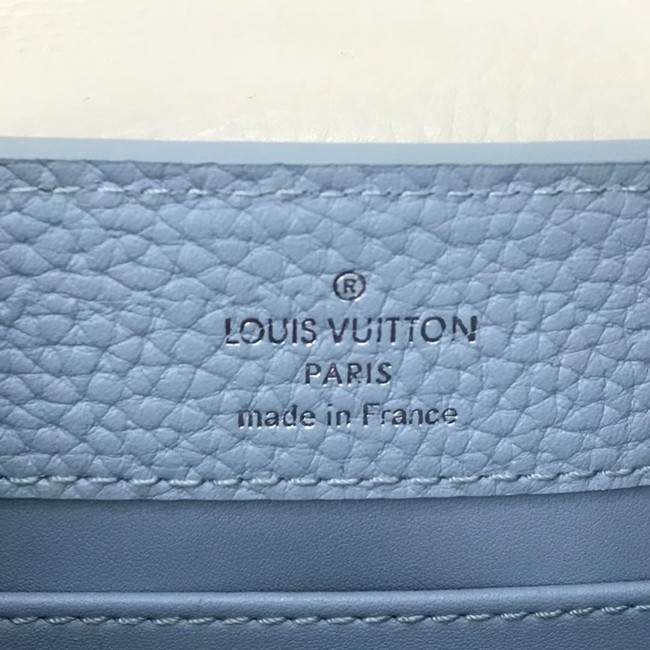 Louis Vuitton CAPUCINES PM M57519 light blue&white