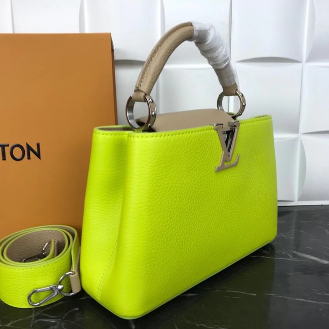 Louis Vuitton CAPUCINES PM M57519 yellow&grey