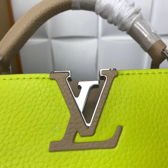 Louis Vuitton CAPUCINES PM M57519 yellow&grey