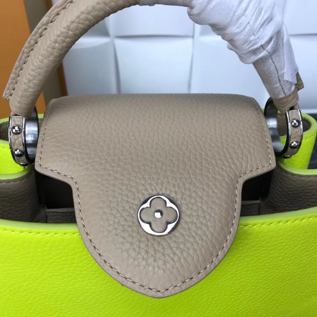 Louis Vuitton CAPUCINES PM M57519 yellow&grey