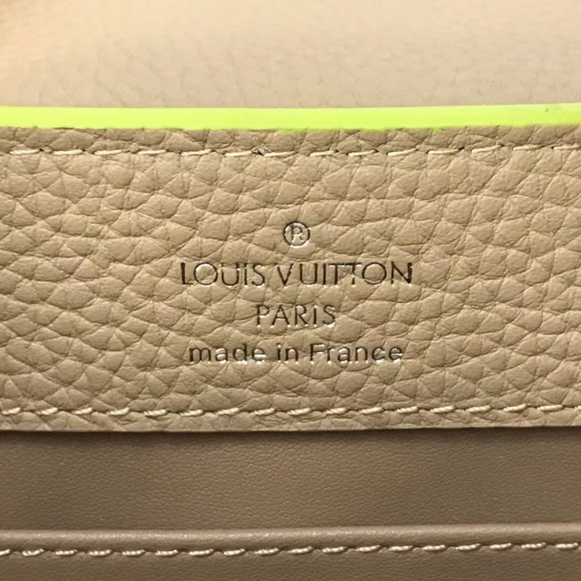 Louis Vuitton CAPUCINES PM M57519 yellow&grey