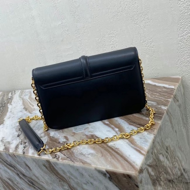 Celine TRIOMPHE SHOULDER BAG IN SHINY CALFSKIN 194023 BLACK