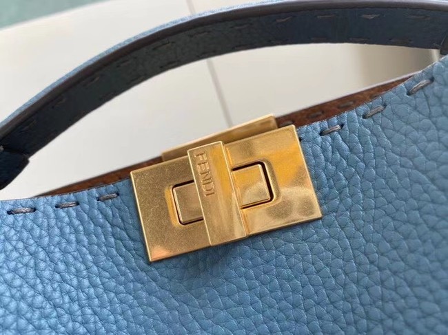 Fendi PEEKABOO ISEEU MEDIUM leather bag 70192 blue