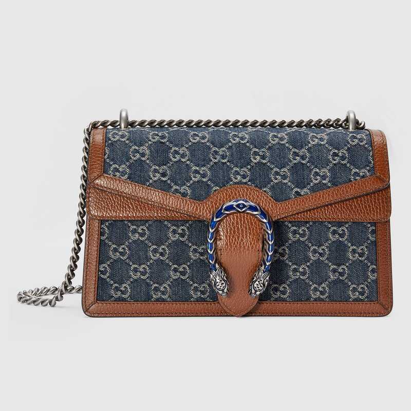 Gucci Dionysus small shoulder bag 400249 Dark blue