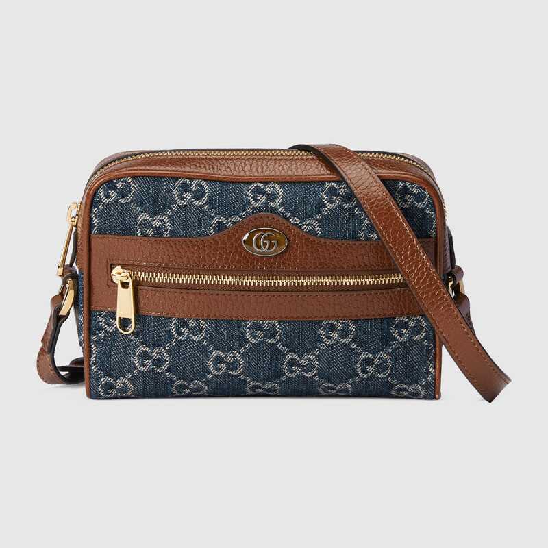 Gucci Ophidia GG mini bag 517350 Dark blue