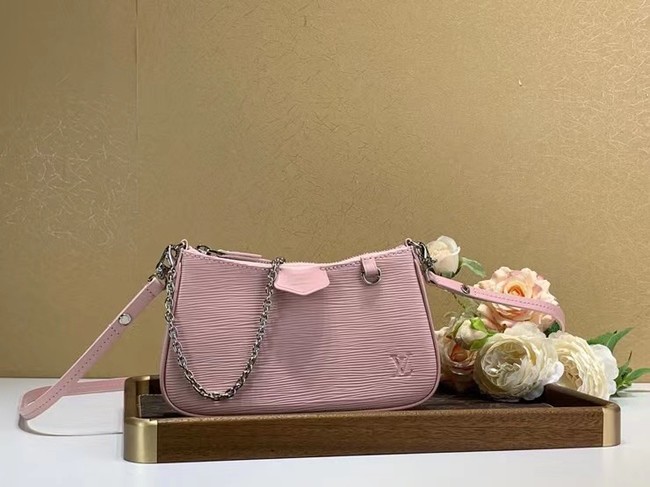 Louis vuitton Original EASY POUCH ON STRAP M80479 Rose Ballerine Pink