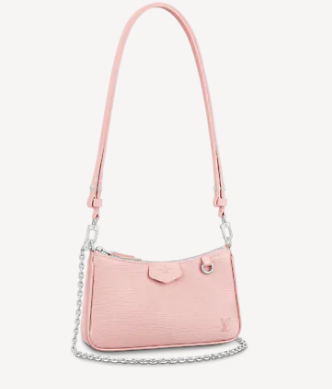 Louis vuitton Original EASY POUCH ON STRAP M80479 Rose Ballerine Pink