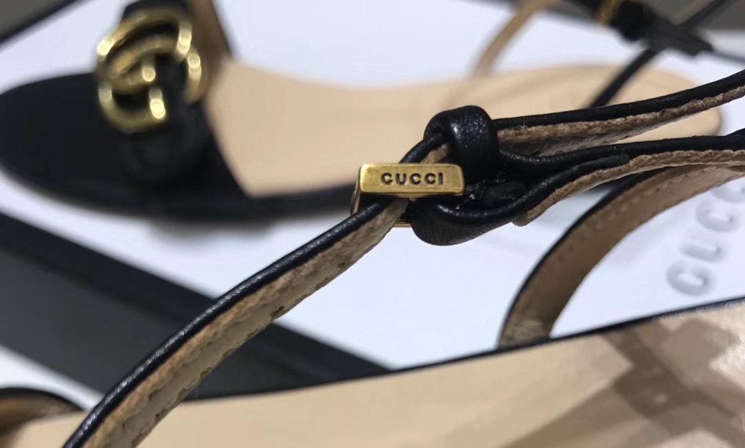 Gucci Sandals Shoes 1CM 7CM 10CM Heels GG6326 Black