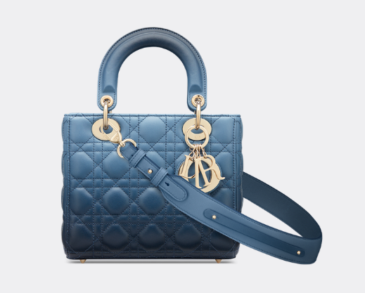 LADY DIOR MY ABCDIOR BAG Indigo Blue Gradient Cannage Lambskin M0538OS