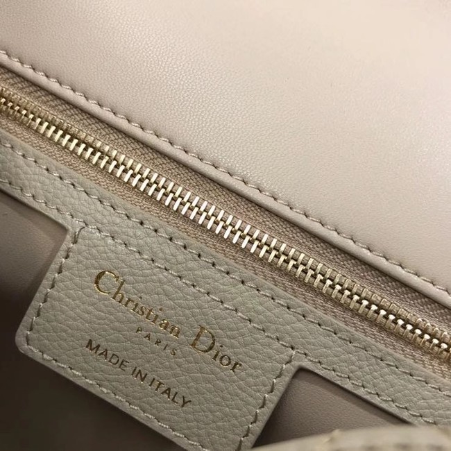 Dior SMALL DIOR CARO BAG Soft Cannage Calfskin M9241 Beige