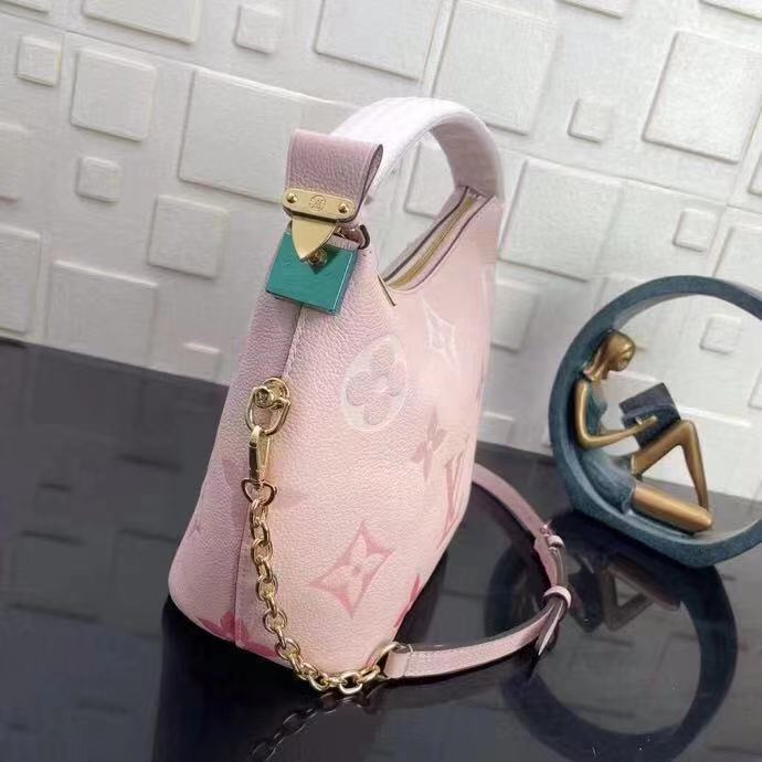 Louis Vuitton Original Leather Hobo Bag M45697 Pink