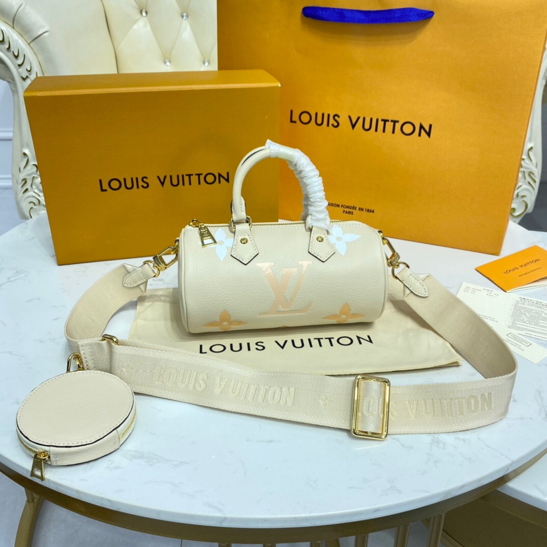 Louis Vuitton PAPILLON BB M45708 Cream&Saffron