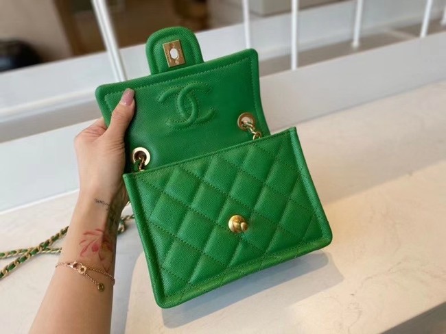 Chanel cross-body bag AS2356 green