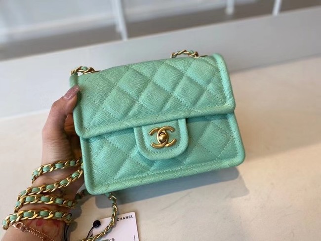 Chanel cross-body bag AS2356 light green