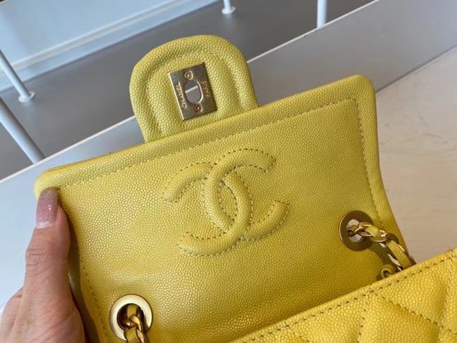 Chanel cross-body bag AS2356 yellow