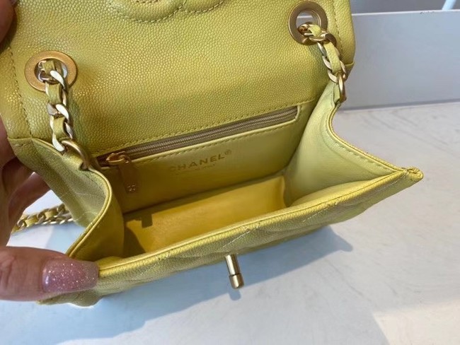 Chanel cross-body bag AS2356 yellow