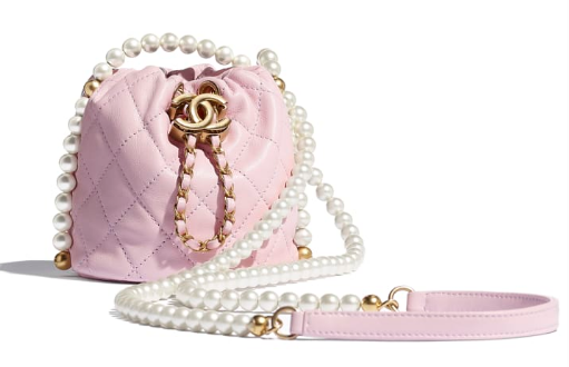 Chanel mini drawstring bag AS2529 Light Pink