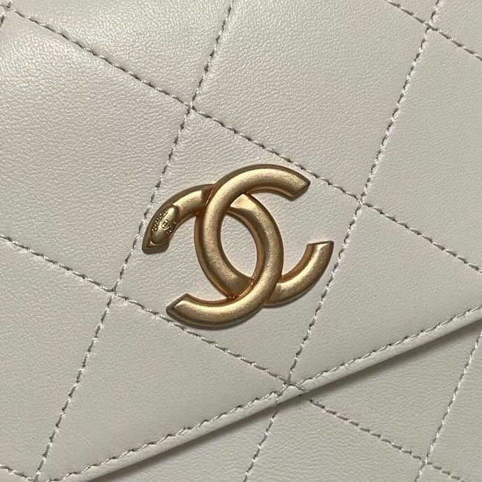 Chanel small hobo bag AS2503 white