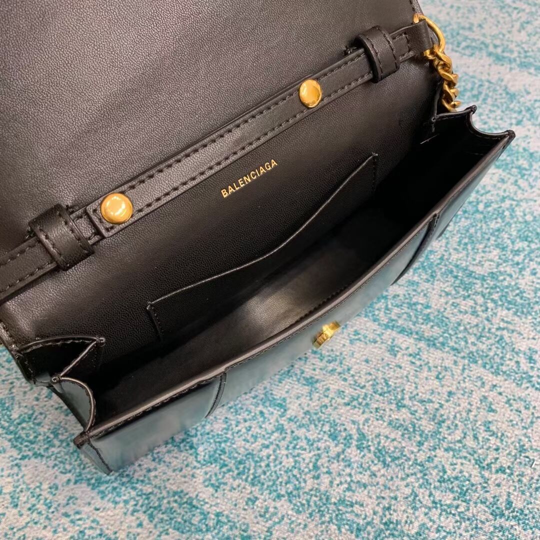 Balenciaga HOURGLASS CHAIN BAG B164497 black