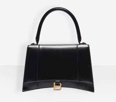 Balenciaga HOURGLASS MEDIUM TOP HANDLE BAG B108892 black