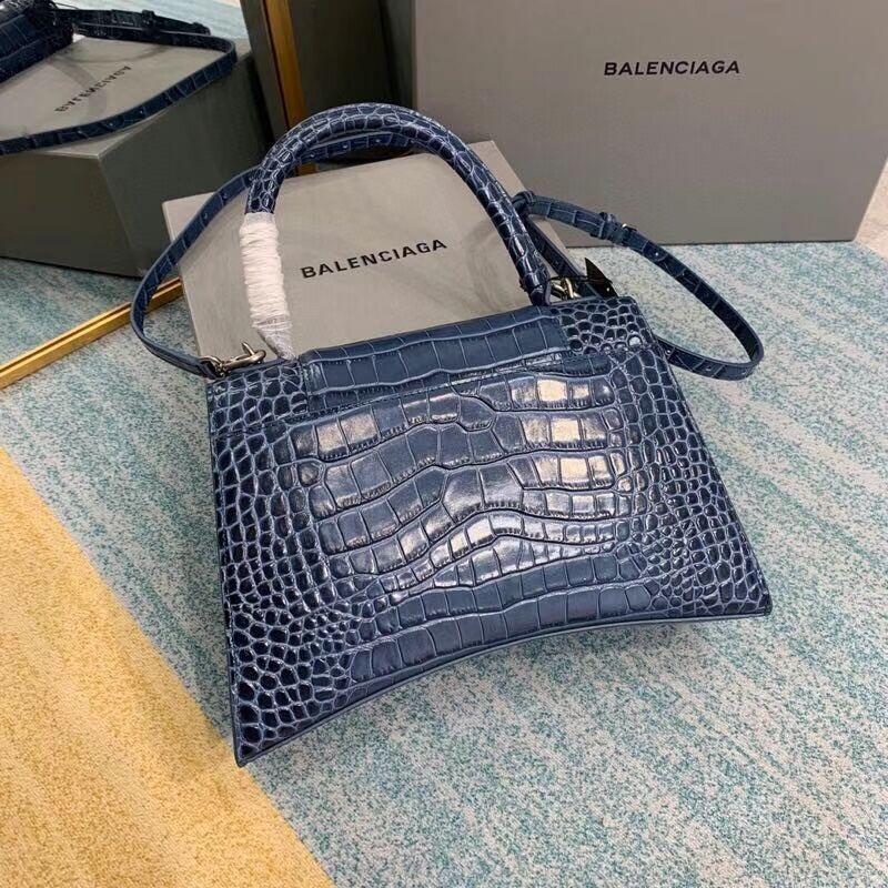 Balenciaga HOURGLASS MEDIUM TOP HANDLE BAG B108892E blue