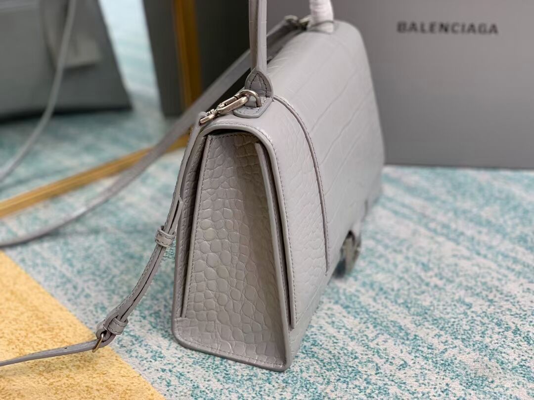 Balenciaga HOURGLASS MEDIUM TOP HANDLE BAG B108892E grey