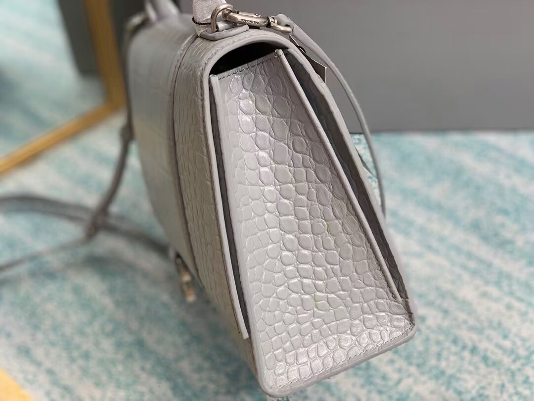 Balenciaga HOURGLASS MEDIUM TOP HANDLE BAG B108892E grey