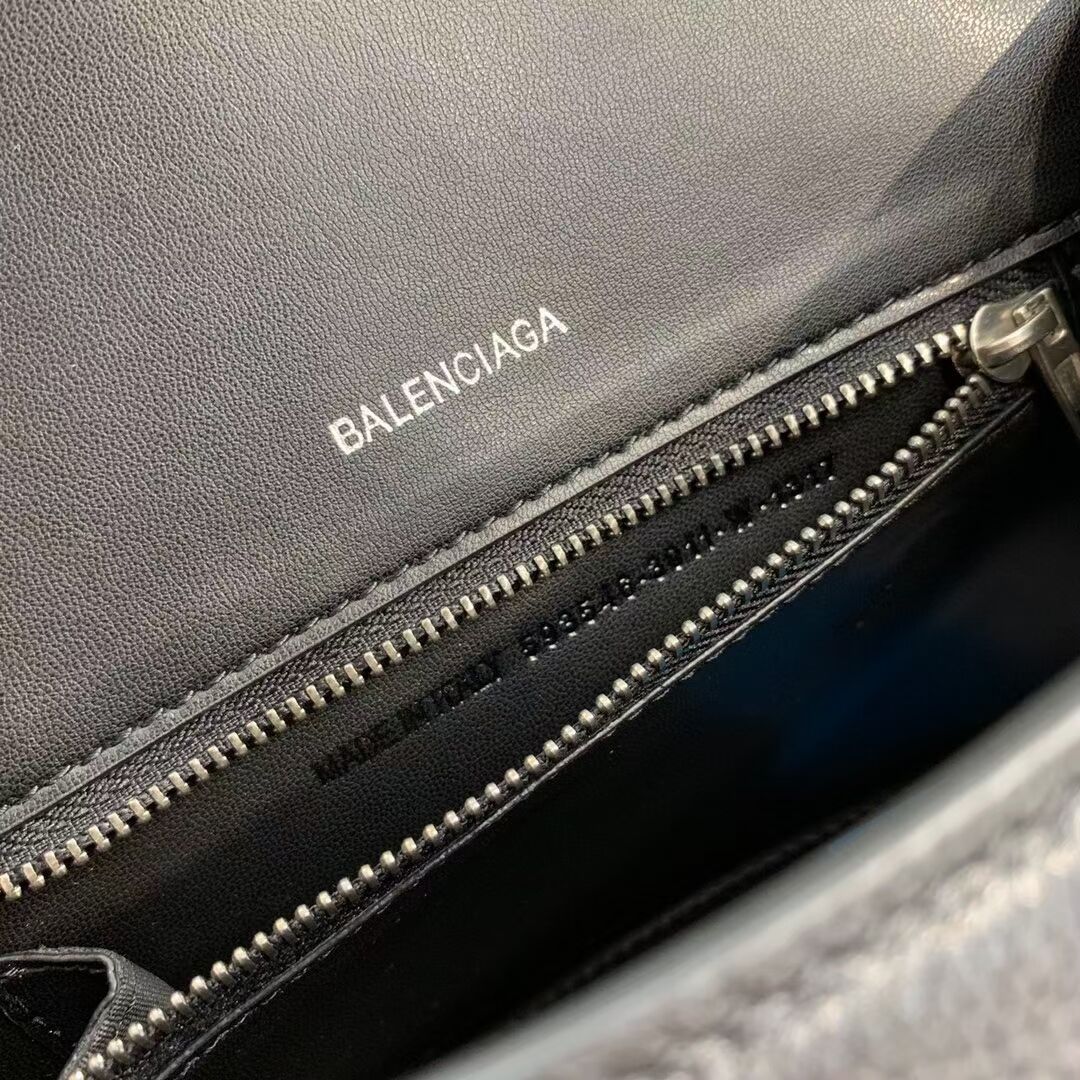 Balenciaga HOURGLASS SMALL TOP HANDLE BAG B108895 black