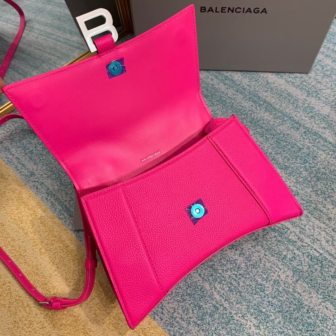 Balenciaga HOURGLASS SMALL TOP HANDLE BAG B108895 neon pink